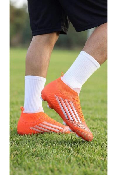 QUNDIR Αθλητικά παπούτσια ποδοσφαίρου για αγόρια με κάλτσες και προστατευτικά...