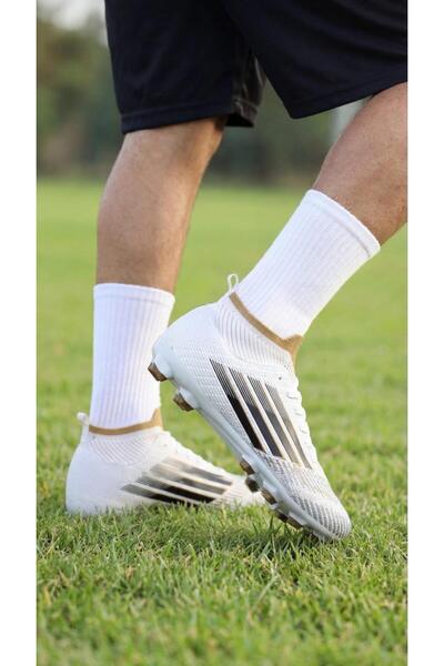 QUNDIR Αθλητικά παπούτσια ποδοσφαίρου για αγόρια με κάλτσες και προστατευτικά...