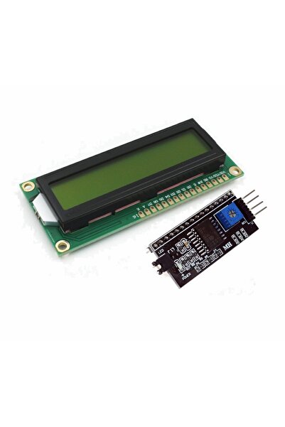 OEM LCD Display 1602 verde + adaptor i2c