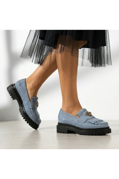 Cameleon Mocasini cu albinuță Blue