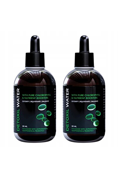 DETOXIL WATER 2x Detoxil Apă picături de purificare a corpului 50 ml