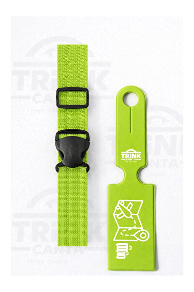 Trink Çanta Ζώνη βαλίτσας και ετικέτα βαλίτσας * 1 ΤΕΜΑΧΙΟ * ΠΡΑΣΙΝΟ
