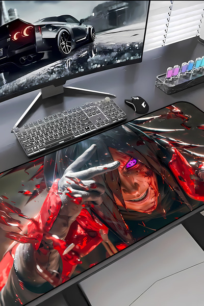 Charmbi Madara, Naruto 30x70 Mouse Pad Gaming Mousepad, Αντιολισθητική Βάση Μ...