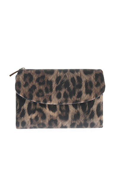 meli melo Eco-leather wallet with animal pattern