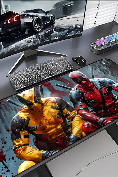 Charmbi Wolverine & Deadpool 30x70 ProControl Mouse Pad Gaming Mousepad Αντιο...
