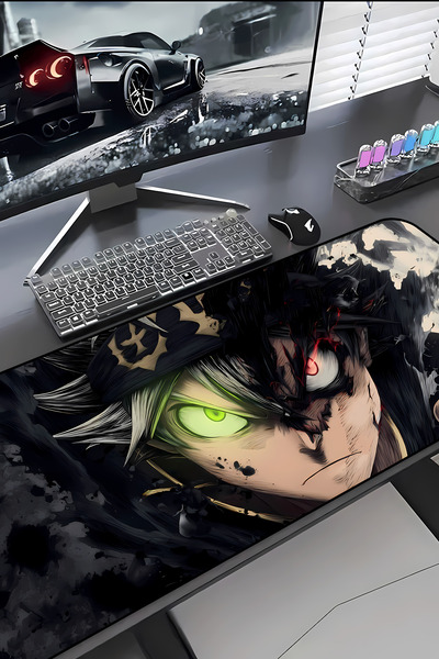 Charmbi Black Clover Asta 30x70 Mouse Pad Gaming Mousepad, Αντιολισθητική Βάσ...