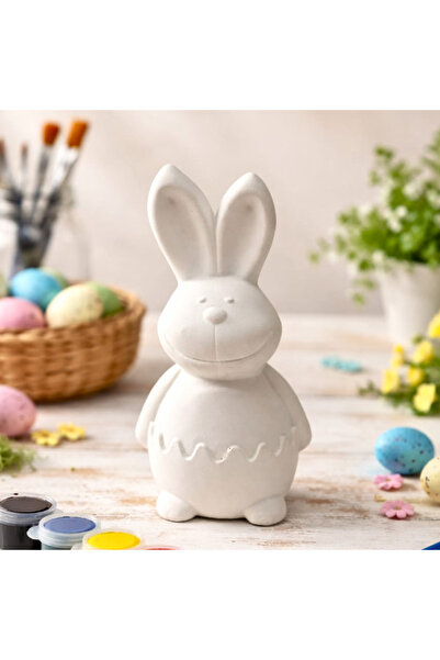 CREATIVITATEPLUS Гипсова фигурка 3D Заек, животни, Великден, 14x8.5см