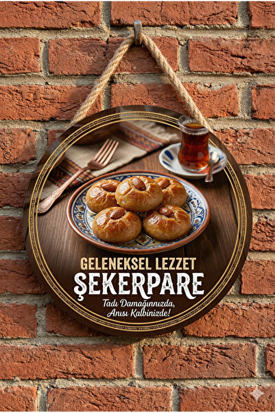Mayeka Dekorativna slika na drvenim zidnim vratima sa temom Şekerpare za slas...