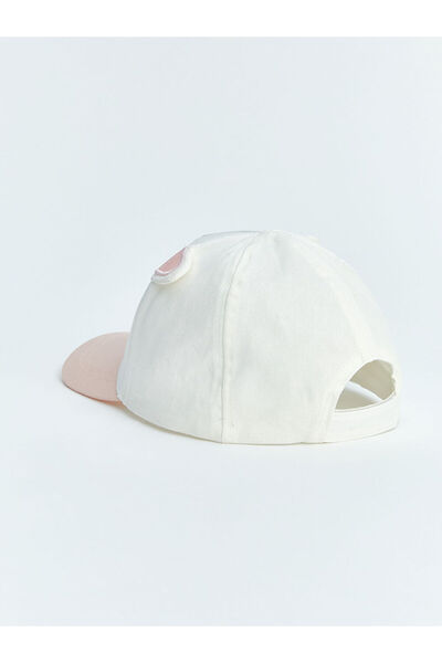 LC Waikiki Ecru Rabbit Figured Baby Girl Cap Hat from Güli̇s Gi̇yi̇m