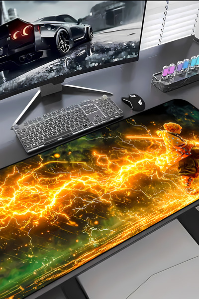 Charmbi Demon Slayer Zenitsu 30x70 Gaming Mouse Pad – Αντιολισθητική Βάση, Υπ...