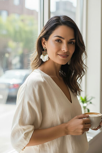 Bo Takı ve Aksesuar Yaz küpe 5,5 cm