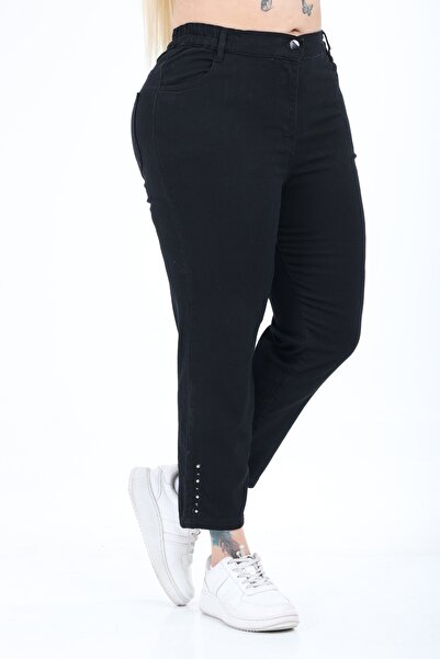 xlargebutik Plus Size Clothing Super Comfortable Jeans with Elastic Waist and...