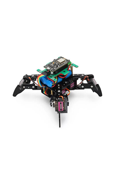 Fuchsia Arduino Örümcek Robot Kiti WiFi Kontrollü 8 Servo Motorlu Programlana...