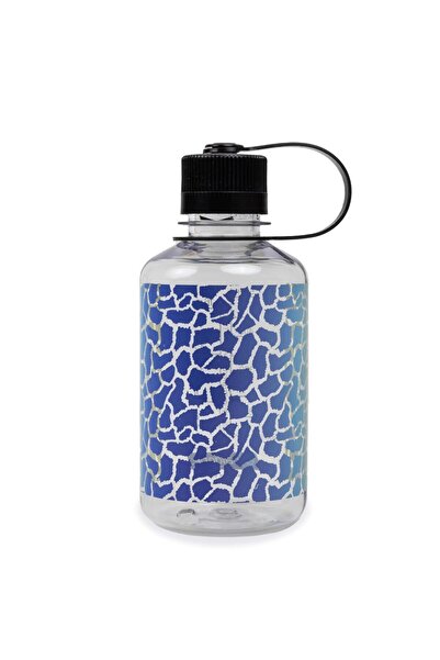 NALGENE Sustain BPA içermeyen su şişesi,%50 plastik atıktan, 473 ml, dar ağız, gökkuşağı zürafa