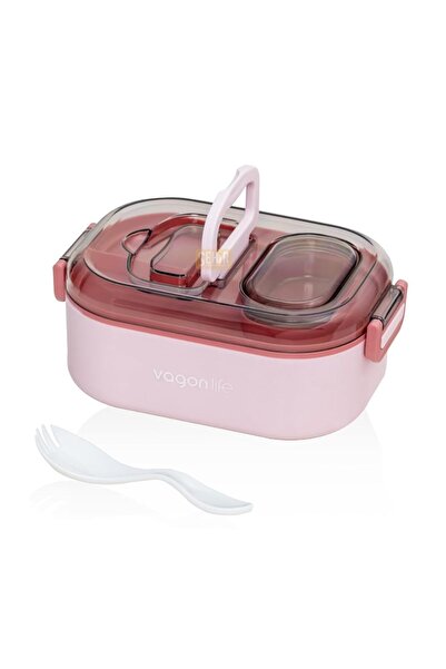 Genel Markalar Bento 550ml Lunchbox Tek Katlı Bölmesiz Çelik Sefer Tası Yemek...