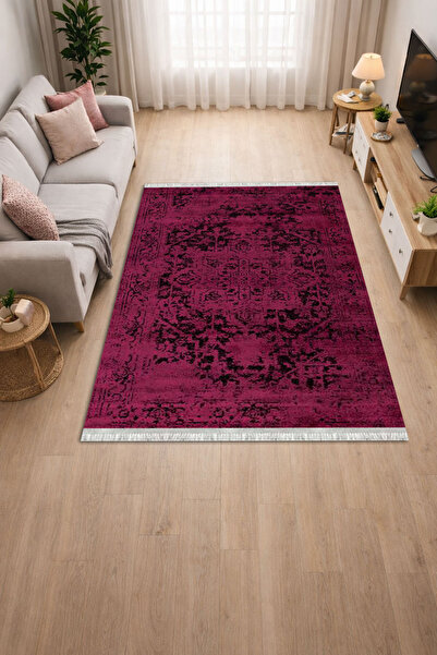 Home Kaymaz Dot Taban Dijital Baskılı Yıkanabilir Leke Tutmayan Halı Yolluk
