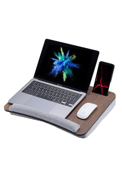 Vigo Wood - LS011 Minderli 13" ve 15.6" Laptop Sehpası