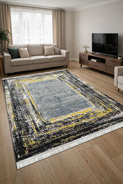 Home Kaymaz Dot Taban Dijital Baskılı Yıkanabilir Leke Tutmayan Halı Yolluk