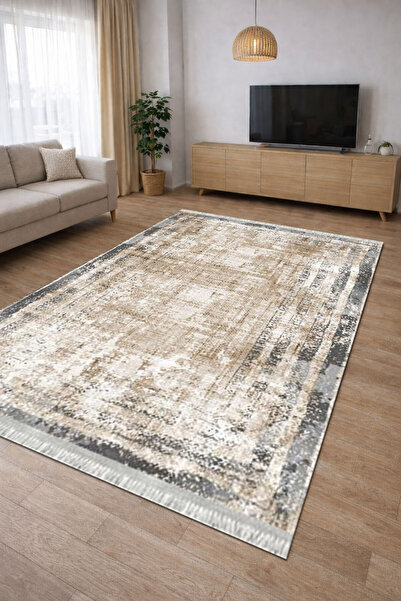 Home Kaymaz Dot Taban Dijital Baskılı Yıkanabilir Leke Tutmayan Halı Yolluk