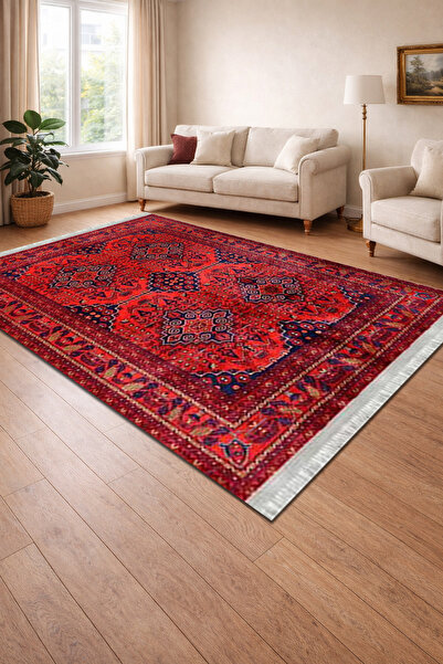 Home Kaymaz Dot Taban Dijital Baskılı Yıkanabilir Leke Tutmayan Halı Yolluk