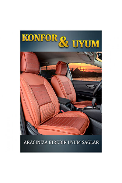 autogoodstore Lada Vega Uyumlu Lüx Deri Oto Koltuk Kılıfı Ön Arka Takım PLUS ...