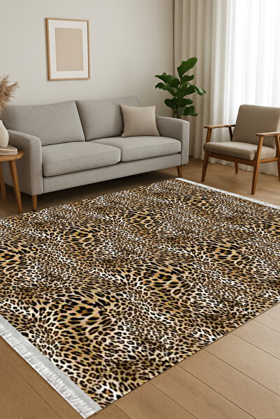 Home Kaymaz Dot Taban Dijital Baskılı Yıkanabilir Leke Tutmayan Halı Yolluk