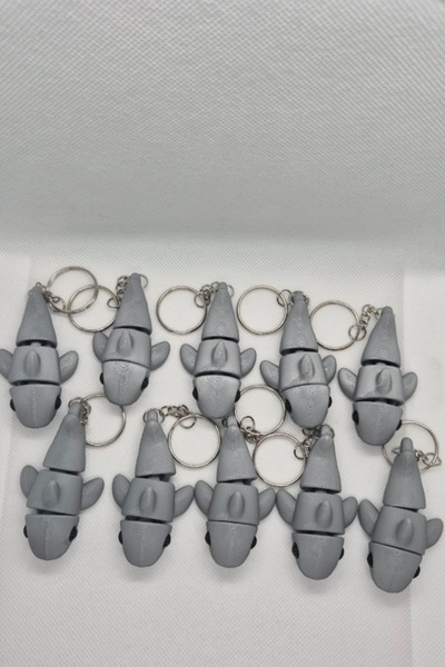 3DAtölyeMaker Flexible Shark Keychain 10 Pieces
