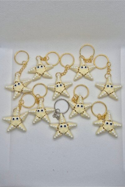 3DAtölyeMaker Moving Starfish Keychain 10 Pieces