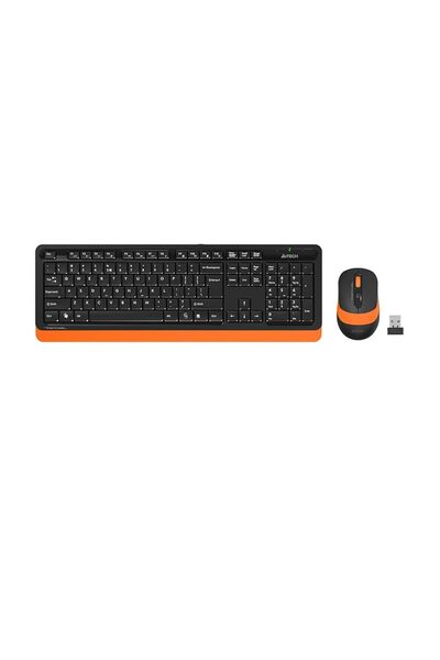A4 Tech FG1010 2.4G Q Türkçe FN-Multimedya Klavye+Optik 2000DPI Mouse Siyah/T...