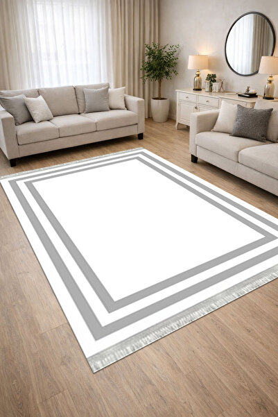 Home Kaymaz Dot Taban Dijital Baskılı Yıkanabilir Leke Tutmayan Halı Yolluk