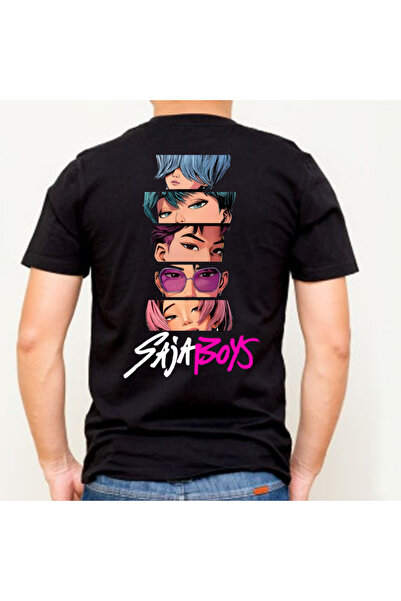 barsdepo Μπλουζάκι με στάμπα SAJABOYS, Ποιότητα PREMIUM Unisex για Παιδιά/Ενή...