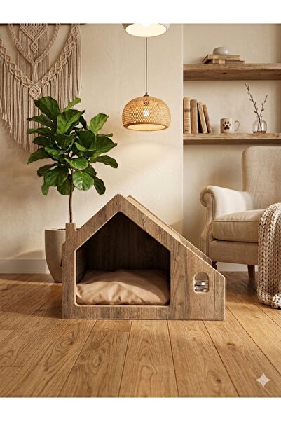 akçehome Modern Loft Kedi & Köpek Evi ve Beslenme İstasyonu
