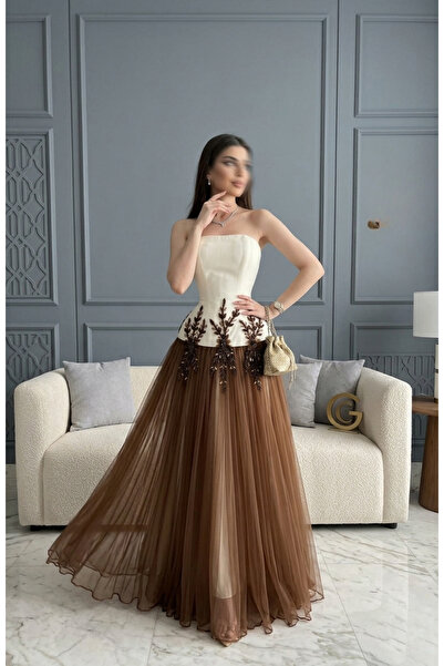 Gardenia Fashion فستان سهرة بتصميم جذاب من ميار فاشون