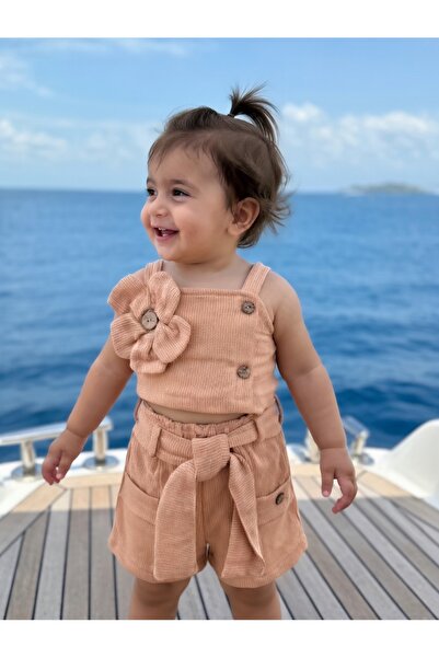 MISS PALLONE Çiçek detaylı 2li takım