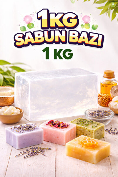 Organik Hekim Şeffaf Gliserinli Sabun Bazı 1 KG Kolay Erir Yüksek Nemlendirme...