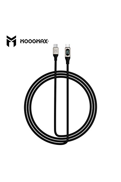 MOOG Type-C to Type-C Cable Delivery-Black -Moog Mx061-1Mtyp C C