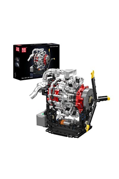 mouldking Mould King 10211 Radial Aviation Engine Motosiklet Yapı Seti – 1147...