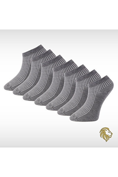 Lion Monroe Pure Bamboo Men's Booties Flat Short Gray Socks Seamless Premium ...