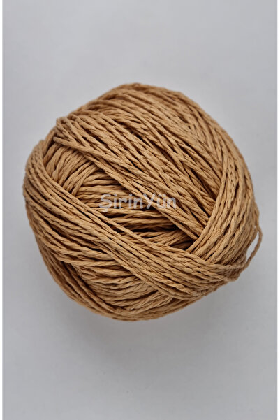 Şirin Yün Sarılmış Kağıt İp 100 Gram Kayısı