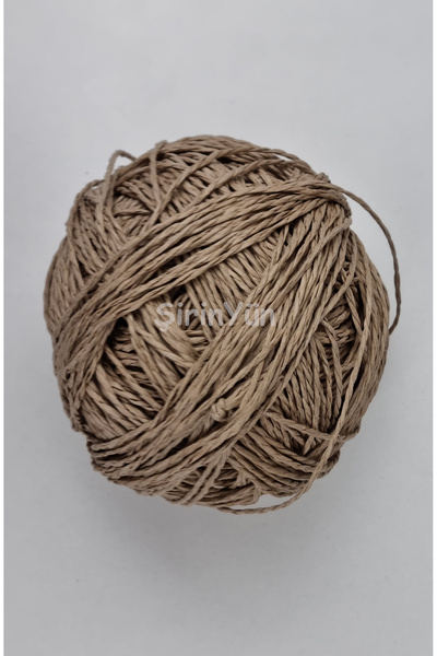 Şirin Yün Sarılmış Kağıt İp 100 Gram Pudra Bej