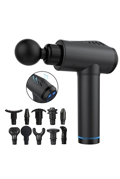 Arabest Portable Silent Muscle Percussion Massage Gun with 8 Massage Heads, 9...