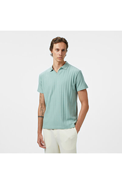 Nautica Erkek Yeşil Classic Fit Polo Yaka T-Shirt