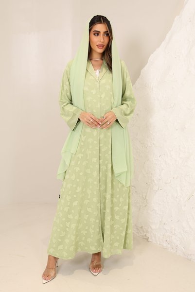 SAI ABAYA Designer Chiffon Abaya with Inside Hareer Satin Elegant Summer Collection Modest Wear