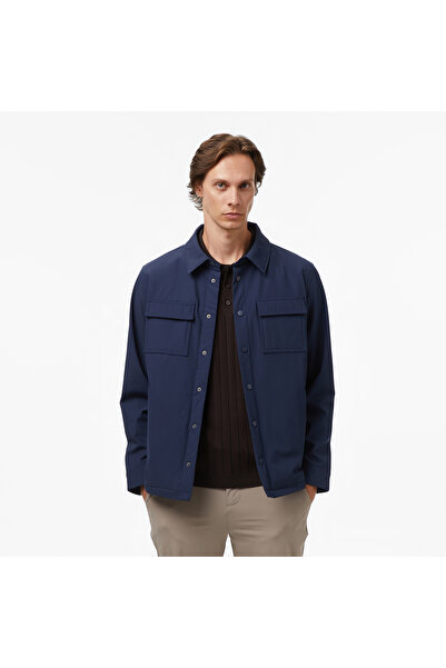 Nautica Erkek Lacivert Regular Fit Su Geçirmez Ceket