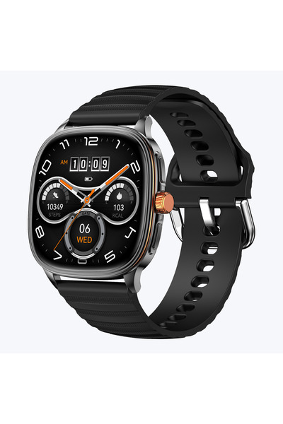 Lumaudio ®   Ανδρικό Smartwatch Falcon, Οθόνη AMOLED 1.73″, Κλήσεις και Ειδοπ...