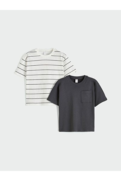 LC Waikiki Lcw Kids Crew Neck Boys' T-Shirt 2-Pack