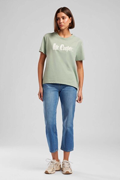 Lee Cooper Londonlogo Γυναικείο μπλουζάκι με άνετη εφαρμογή, 100% βαμβακερό, ...