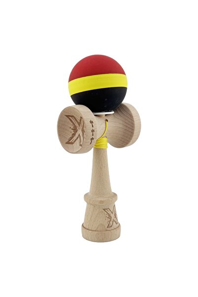 Cyrax Kendama X Original, Sfoară 62/65 cm M Roșu/Galben/Negru