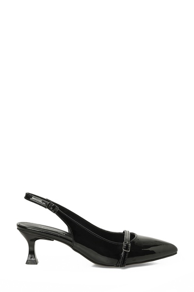 Butigo 26S-602 Μαύρα γυναικεία παπούτσια με τακούνι