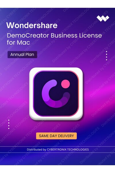 WonderShare ترخيص DemoCreator للأعمال لنظام ماك |   الخطة السنوية |   رخصة رق...